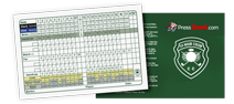 Golf Score Cards sample